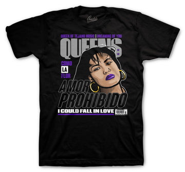 Retro 12 Dark Concord Shirt - La Flor - Black