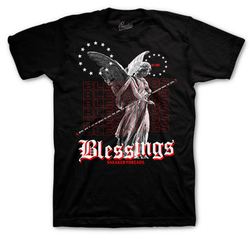 T shirt for men designed to match the Jordan 4 fire red sneaker collection
