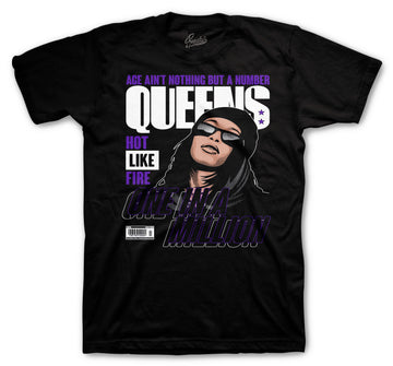 Retro 12 Dark Concord Shirt - Queens - Black