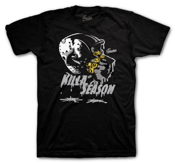 Retro 5 Anthracite Shirt - Killa Season - Black