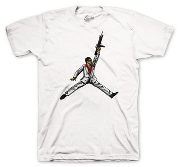 Fire Red Jordan 4 sneaker collection matches with mens tees