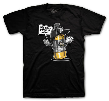 Uni Gold Jordan 9 t shirts for men