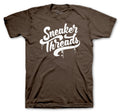 Dark Mocha Jordan 1 sneaker collection matches with guys t shirts