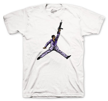 Retro 12 Dark Concord Shirt - Air Tony - White