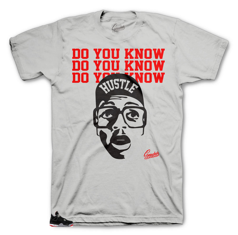 Jordan 4 Bred sneaker collection has shirts designed to match the 4 breds perfectly