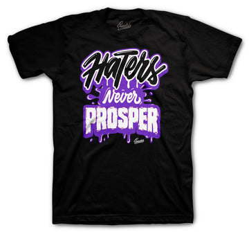 Retro 12 Dark Concord Shirt - Never Prosper - Black