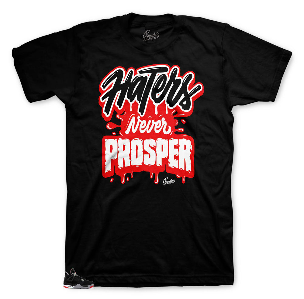 Jordan 4 retro Breds matches tees designed to match the Jordan 4 bred collection of sneakers