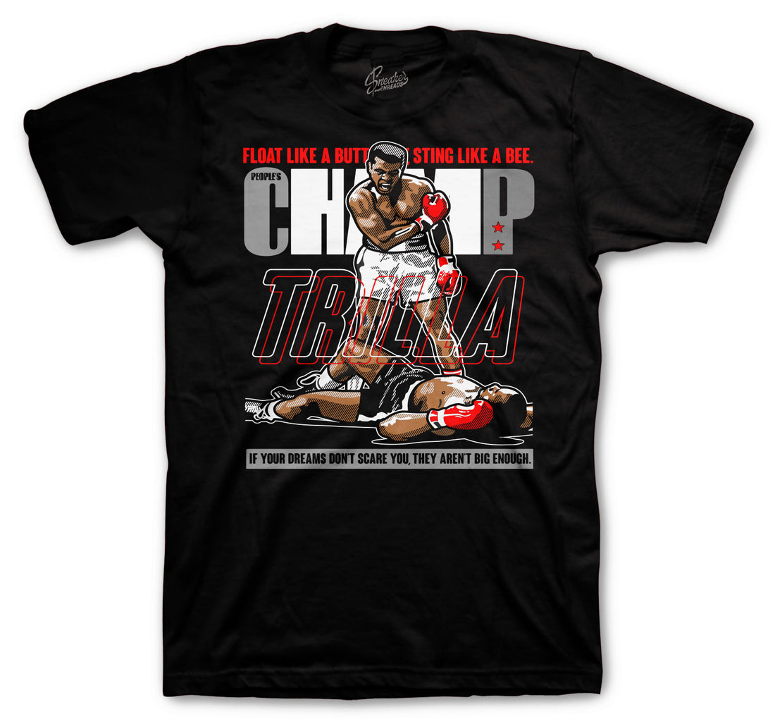 mens tees matching the Jordan 12 flu game sneaker collection