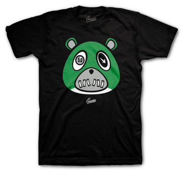 Retro 3 Pine Green Shirt - ST Bear - Black