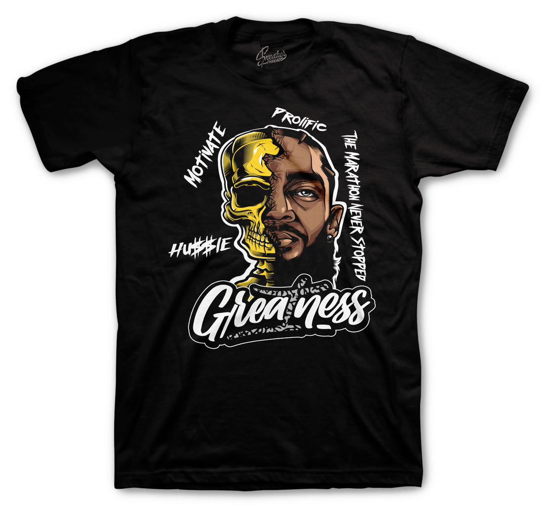 T shirt for men designed to match the Jordan 9 uni gold sneaker collection