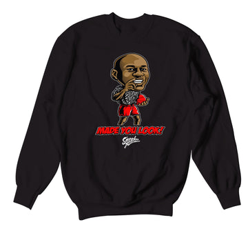 Jordan 3 red cement sneaker collection matches sweater collection for men