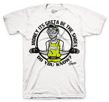 T shirt collection made to match the Jordan 4 Neon Volt Sneaker collection