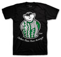 Jordan 1 retro sneaker collection pine green sneakers have matching mens t shirt collection