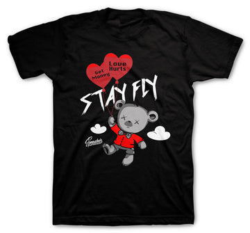 Retro 6 Carmine Shirt - Money Over Love - Black