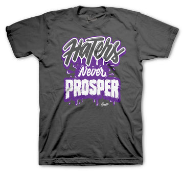 Retro 7 Flint Grey Shirt - Never Prosper - Charcoal