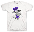 guys shirt collection matches with Jordan 4 metallic purple shoe collection
