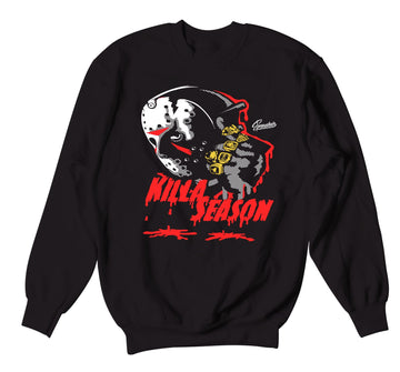 Jordan 11 bred Killa Season Sweaters for Winter