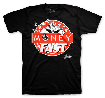 t shirt collection designed to match the foamposite lava sneaker