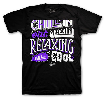 Retro 12 Dark Concord Shirt - Chillin - Black