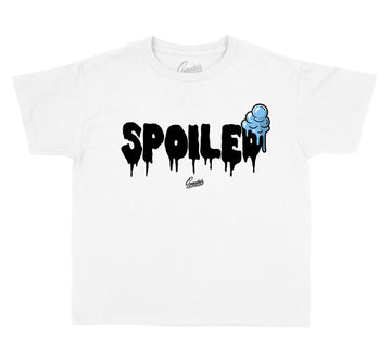 T shirt collection for kids made to match the Jordan 11 legend blue sneaker collection