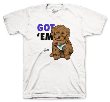 Retro 1 Tie Dye Shirt - Got Em - White
