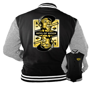 Uni Gold Jordan 9 sneakers to go with mens jackets
