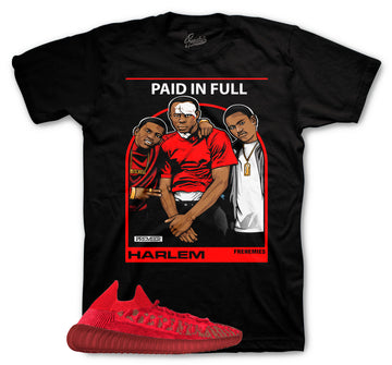 Yeezy 350 slate red sneaker tees