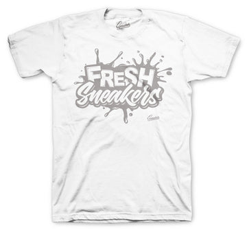 Jordan 4 Tech Grey sneaker collection to match with mens t shirt collection