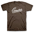 Dark Mocha Jordan 1 sneaker collection tee collection