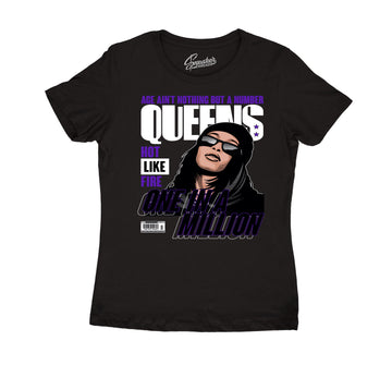 Womens Dark Concord 12 Shirt - Queens - Black