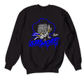 Racer Blue Jordan have matching crewnecks