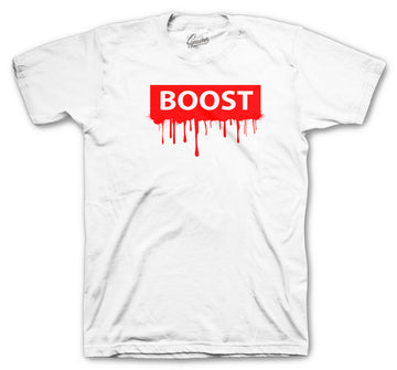 Yeezy Drip to match with Yeezy Cloud White 350 sneakers