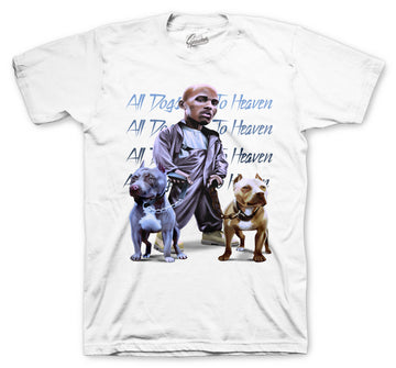 350 Blue Tint Shirt - All Dogs - White