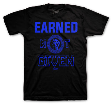 Retro 13 Hyper Royal Shirt - Earned - Black