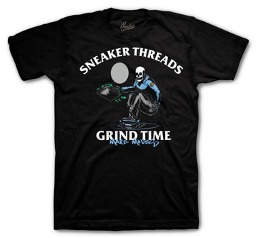 University Blue Jordan 9's tees