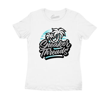 Womens snedare tees match jordan 13 island green shoes perfectly.