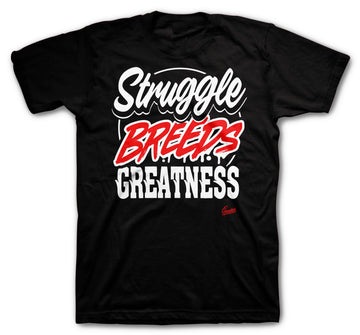 Retro 6 Carmine Shirt - Struggle Breeds - Black