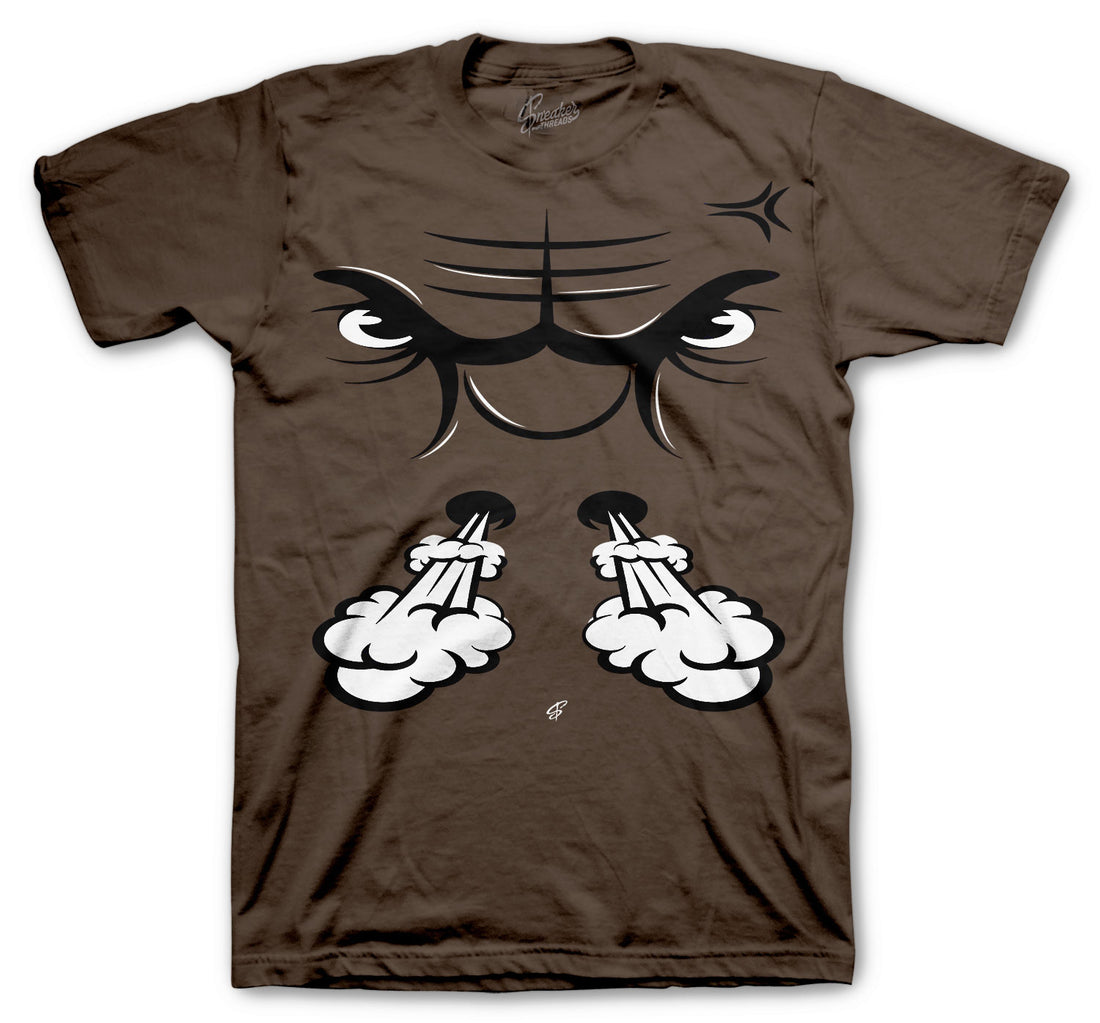 Tee collection matching with mens sneaker Jordan 1 dark mocha collection