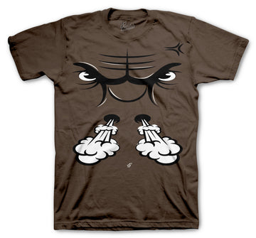 Tee collection matching with mens sneaker Jordan 1 dark mocha collection