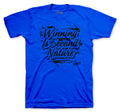 Racer Blue Jordan 9s matching t shirt collection