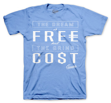 Retro 3 Valor Blue Shirt - Cost - Light Blue