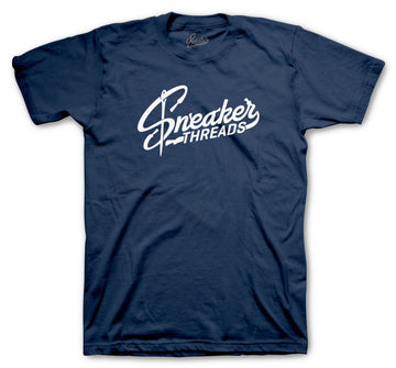 T shirt for guys made to match the jordan 1 midnight navy sneaker collection