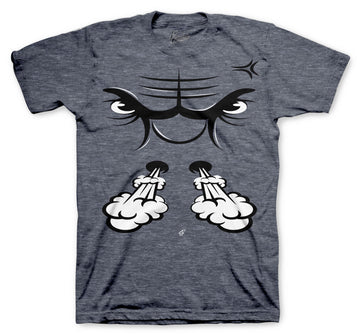 guys Jordan 3 denim fires t shirts