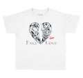 Tech Grey Jordan 4 sneaker collection to go with kids t shirt collection