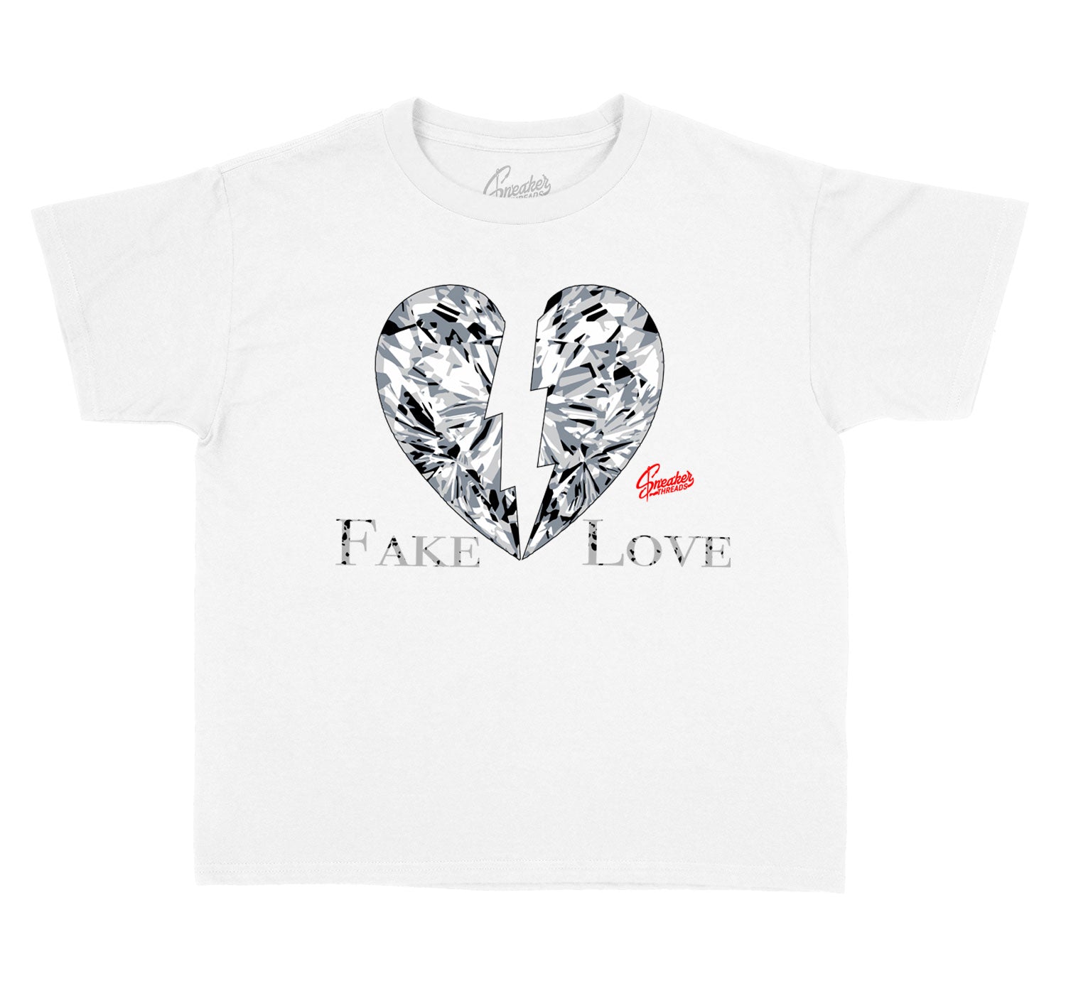 Tech Grey Jordan 4 sneaker collection to go with kids t shirt collection