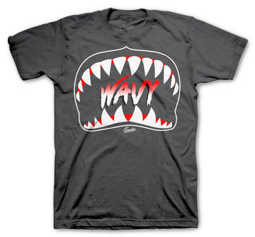 Dark Grey 12 Wavy shirt for Jordan release