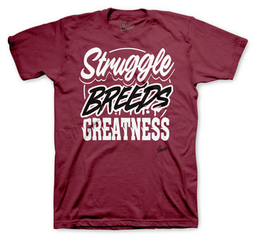 Retro 6 Singles Day Shirt - Struggle Breeds - Maroon