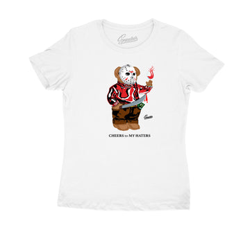 Womens jordan 9 gym red sneaker tees | ladies matching shirts