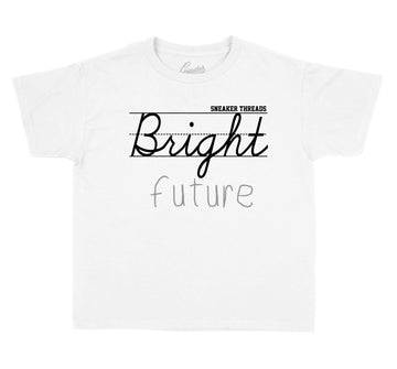 Kids cute shirts to match Jordan 11 Metallic Silver