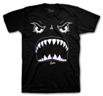 Retro 12 Dark Concord Shirt - Bite Me - Black